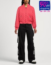 RRP €395 OPENING CEREMONY Quilted Bomber Jacket Size XXS Padded Made in Italy