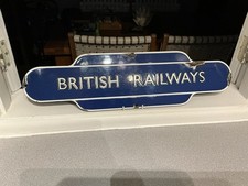 British Railways Blue Enamel