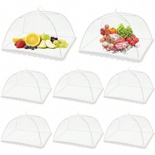12 INCHES Pop up Food Cover Protector Mesh Net Umbrella Collapsible BBQCover Fly