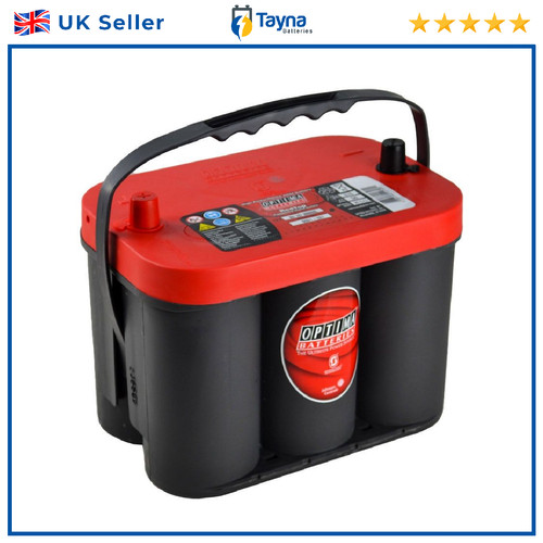 Optima red top - top, battery
