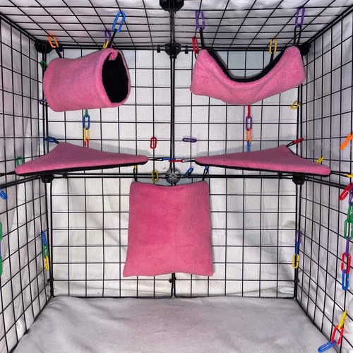 5pc sugar glider - glider, cage