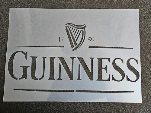 Guinness stencil usable - re-usable,