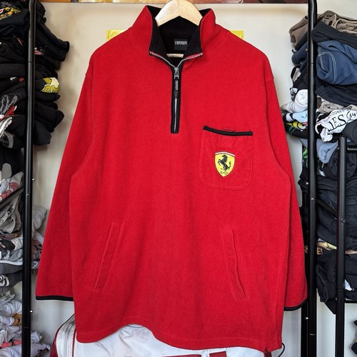 Vintage ferrari fleece large - fleece,