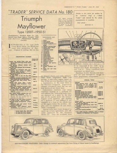 Triumph mayflower type 1200t - triumph,