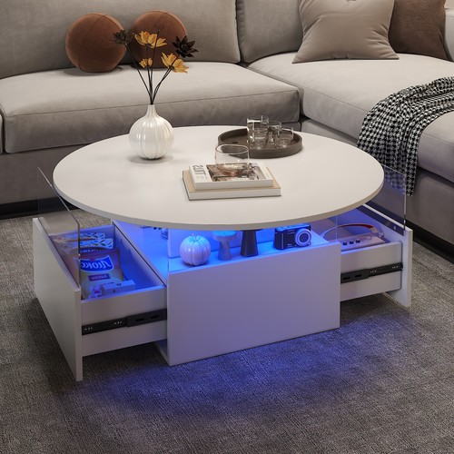 Led coffee table with - with, 2