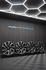 Genuine Range Rover Sport 21" Alloy Wheels REFURBISHED BLACK CUT SATIN x Four