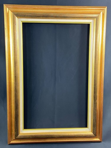 Large golden wooden frame - large,