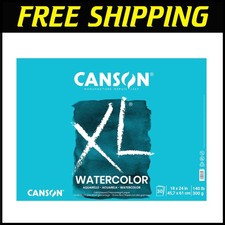 Artisan-Quality XL Watercolor Paper Pad - 30 Sheets, 18x24 Inch for Painting