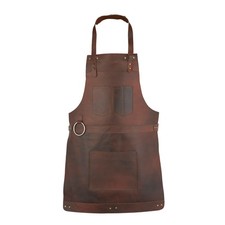 Full Grain Leather Apron Butcher Apron BBQ & Grill Apron Woodwork Apron Gift