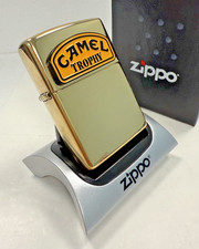 GENUINE Zippo Lighter CAMEL TROPHY EMBLEM HP Brass 2020 NEW IN BOX FAST POST