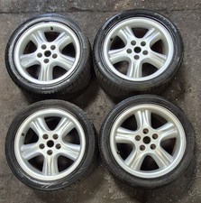ALLOY WHEELS SET 18 INCH 8J 'PENTA' - Jaguar XJ6 XJ8 XJR 1994-2002 
