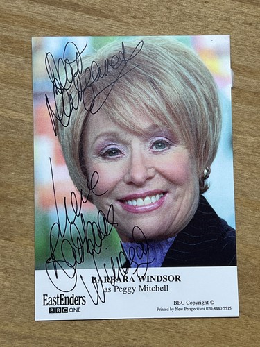 Hand signed eastenders cast - hand,