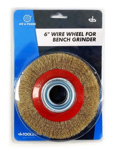 Wire wheel for bench - 6",