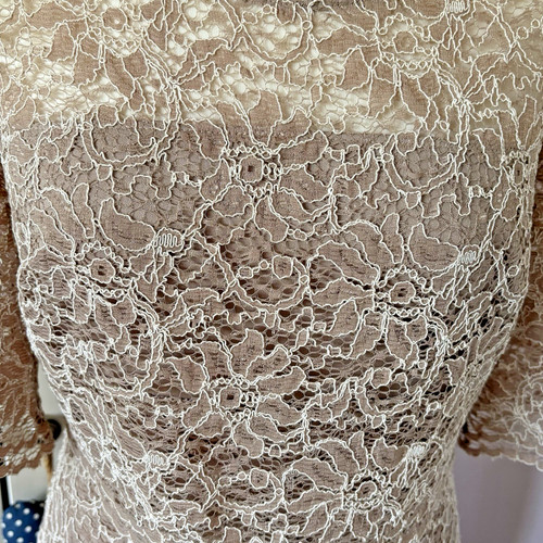 Gina bacconi taupe - beige, lace