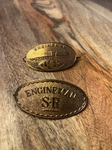 Engineman pin cap badge - sr,