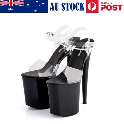 Platform high heels clear - heels,