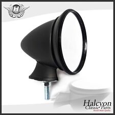 Omnico Raydyot Grand Prix-style Exterior Racing Mirror - Matt Black Alloy 320B