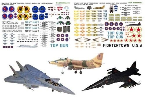 Decals for top movie - decals, "top