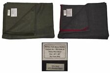  New Military Army Rescue Style Heavy Wool Warm Blanket camping / campfire