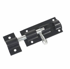 Tower Gate Bolt Black 80mm