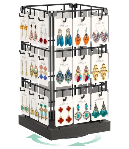 Rotating earring display - earring,