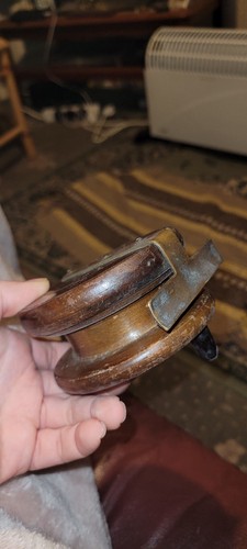 Antique wooden fishing - antique,