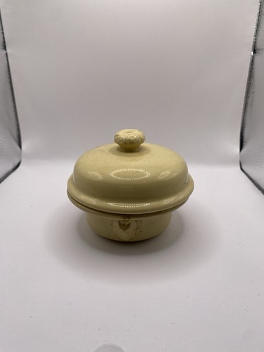 Edwardian butter lion pot - butter,