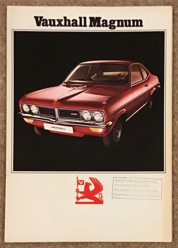 Vauxhall magnum car - vauxhall, sales