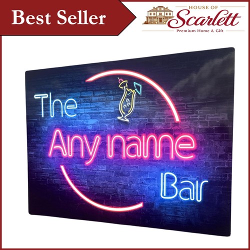 Personalized neon effect metal - effect,