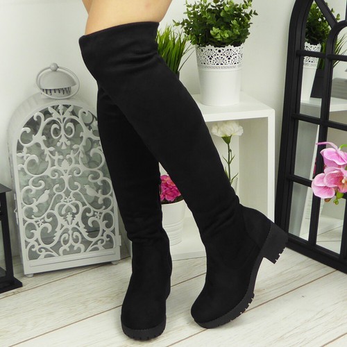 Womens thigh high boots ladies - high,