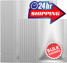 FRESHERPACK Mylar Foil Bags Heat Seal Light Smell Proof - Best Quality 5.1mil UK