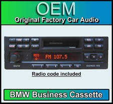 BMW 3 Series E36 Cassette player, BMW Business radio car stereo, with radio code