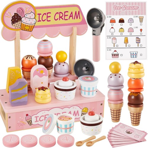 Hersity wooden ice cream - wooden,
