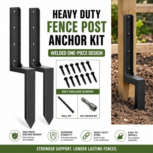 Heavy duty fence post - duty, repair