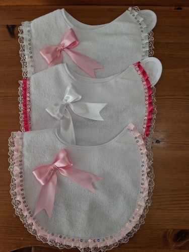 Baby girls bibs size 6 - bibs,
