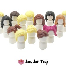 LEGO Minifigure Hair Pieces & Wigs – 200+ Styles to Choose – Mix & Save