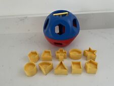 Tupperware SHAPE-O BALL Vintage Shape Sorter Baby Toy Complete 10 x Shapes