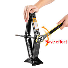 1.5 Tonne Scissor Jack Lift Wind Up for Car Van Garage w/Crank Speed Handle