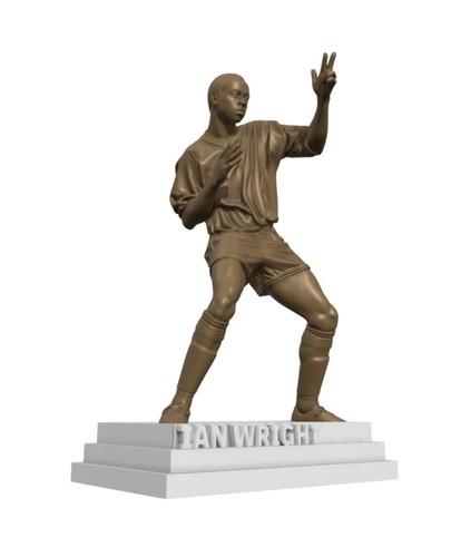 Ian wright player statue - ian,