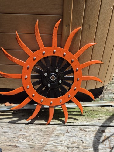 Antique rotary hoe wheels - antique,