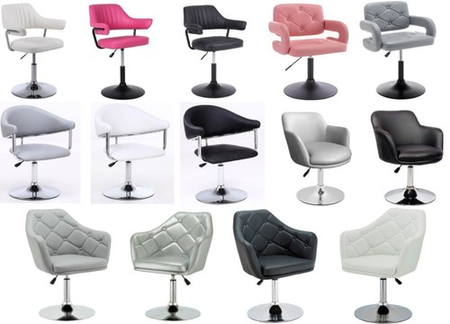 Plush salon chairs faux - ,