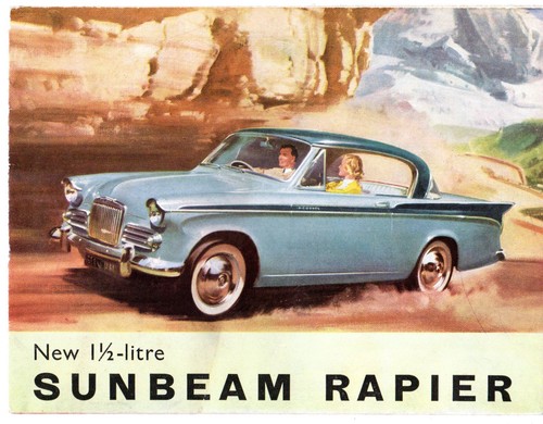 Sunbeam rapier series - sunbeam,