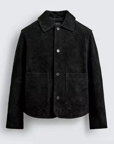 Zara man new suede leather - zara,