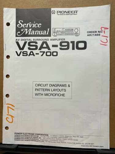 Service manual for the - service,