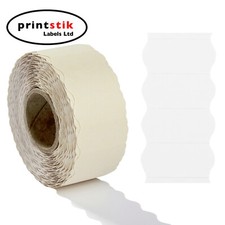 White Price Gun Labels 26x12mm