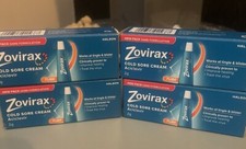 4 x Zovirax Cold Sore Cream