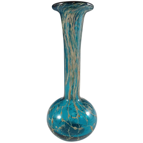 Signed mdina blue - mdina, crizzle'