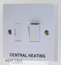Vimark 1211 -  Moulded 13a Switched Connection Unit Engraved Central Heating
