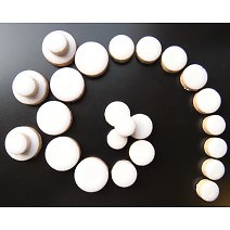 Ceramic Discs Mosaic Tiles - in a Choice of Colours - 50g