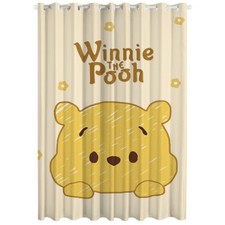 Winnie the Pooh 1/2P Doors Curtains Customizable Window Decor Bedroom UV Protect